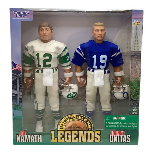 STARTING LINEUP ポージングフィギュア LEGENDS JOE NAMATH/JOHNNY UNITAS