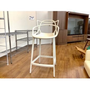 Kartell (カルテル) マスターズスツール ホワイト 1人掛け