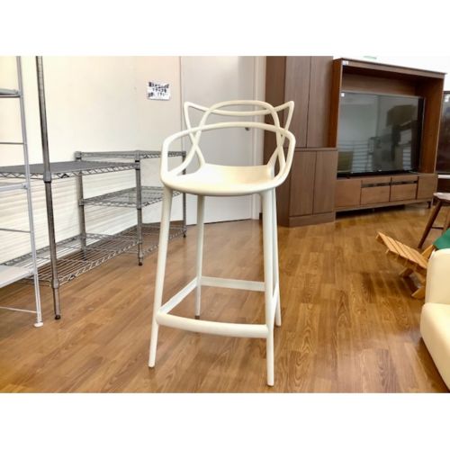 Kartell (カルテル) マスターズスツール ホワイト 1人掛け