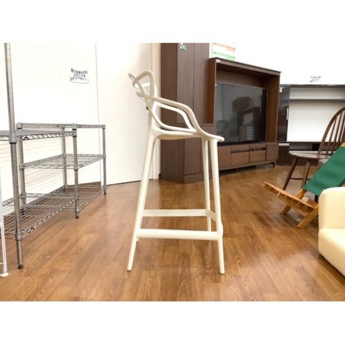 Kartell (カルテル) マスターズスツール ホワイト 1人掛け