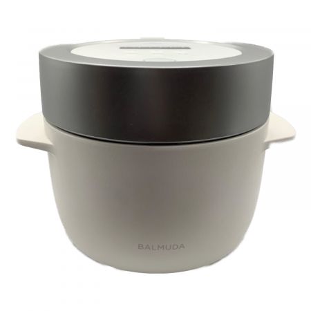 BALMUDA (バルミューダデザイン) 電気炊飯器 K03A-WH 2019年製 3合(0.54L) 程度B(軽度の使用感)