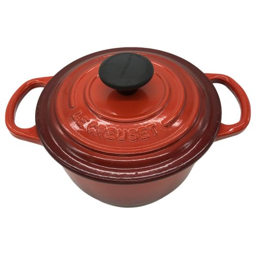 LE CREUSET (ルクルーゼ) シグニチャー ココット・ロンド オレンジ