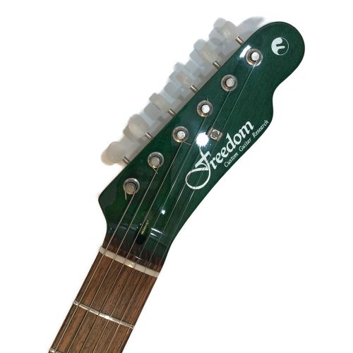 FREEDOM CUSTOM GUITAR RESEARCH エレキギター Green Pepper ~Blue Zebra Wood~ ケース付 シンライン 16014075