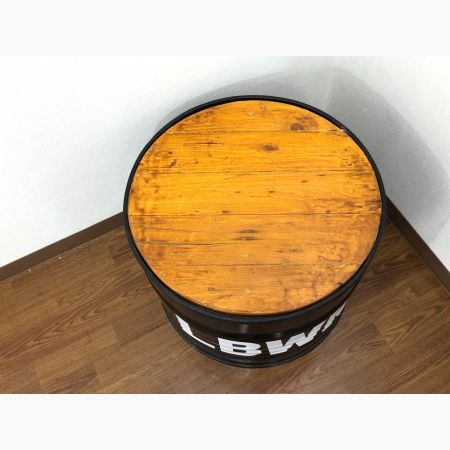 Liberty Walk (リバティーワーク) センターテーブル ブラック ドラム缶×木製