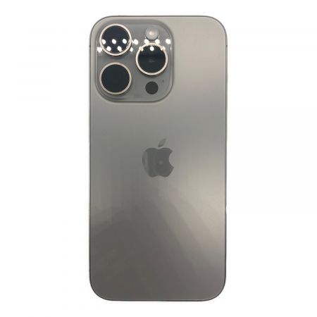 Apple (アップル) iPhone15 Pro MTU93J/A サインアウト確認済 354230913046483 ▲ SIMフリー 修理履歴無し 128GB バッテリー:Sランク(100%) 程度:Sランク(新品同様) iOS