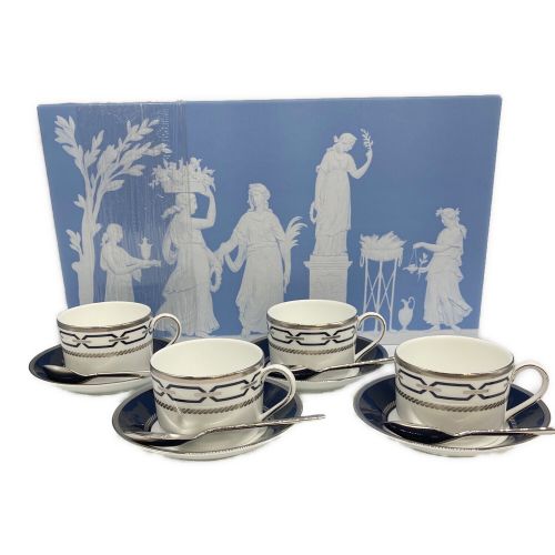 Wedgwood (ウェッジウッド) パーティセット ヴェラ・ウォン ウィズ ラブ ヌーヴォー インディゴ 4Pセット