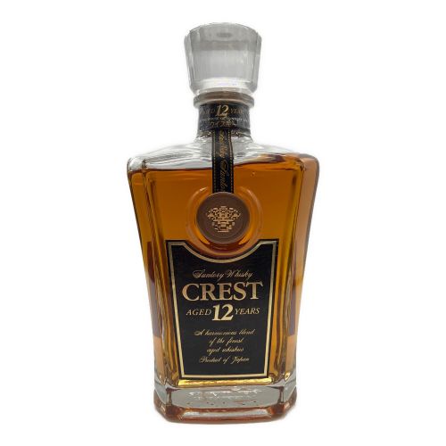 CREST (クレスト) サントリーウイスキー 12年 700ml 未開封