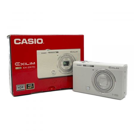 CASIO (カシオ) コンパクトデジタルカメラ EX-ZR70 1679万画素(総画素) 1610万画素(有効画素) 1/2.3型CMOS (裏面照射型) 4～1/1000 秒 -