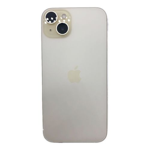 Apple (アップル) iPhone15 Plus MU0A3J/A サインアウト確認済 357534567408387 ▲ SIMフリー 修理履歴無し 128GB バッテリー:Sランク(100%) 程度:Aランク iOS