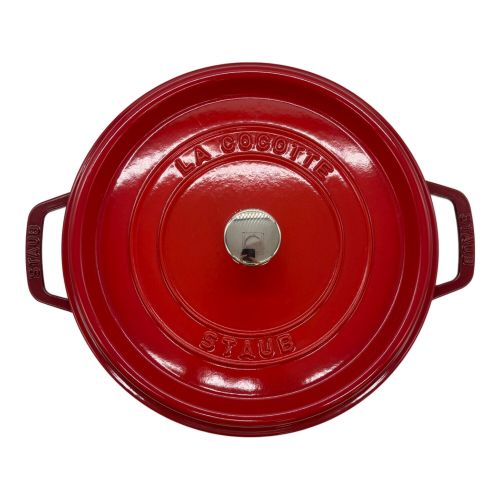 Staub (ストウブ) ホーロー鍋 レッド 1102606 ピコ ココット ラウンド 26cm