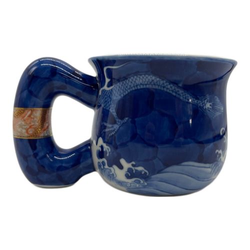 深川製磁 (フカガワセイジ) モーニングカップ ブルー