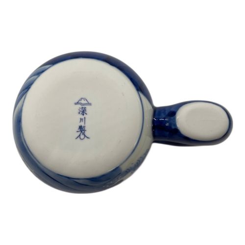 深川製磁 (フカガワセイジ) モーニングカップ ブルー