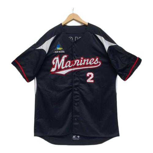 DESCENTE (デサント)  ハイクオリティレプリカビジターユニフォーム 千葉ロッテマリーンズ 背番号2 根元俊一