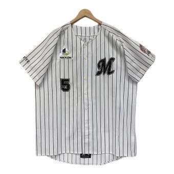 DESCENTE (デサント) ハイクオリティレプリカホームユニフォーム 千葉ロッテマリーンズ 背番号5 伊志嶺翔大