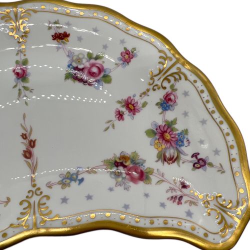 ROYAL CROWN DERBY (ロイヤルクラウンダービー) サラダプレート クレセントディッシュ ロイヤルアントワネット