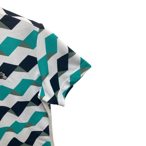 Black&White (ブラックアンドホワイト) トレーニングウェア  レディース SIZE M ホワイト×グリーン