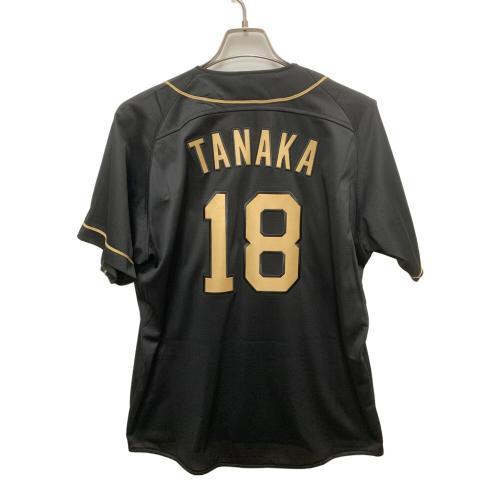 東北楽天ゴールデンイーグルス (トウホクラクテンゴールデンイーグルス) 応援グッズ SIZE L ブラック ファンクラブレプリカユニフォーム 背番号18 田中将大