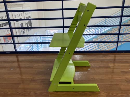 STOKKE (ストッケ) トリップトラップ 黄緑 1人掛け 木製｜トレファクONLINE