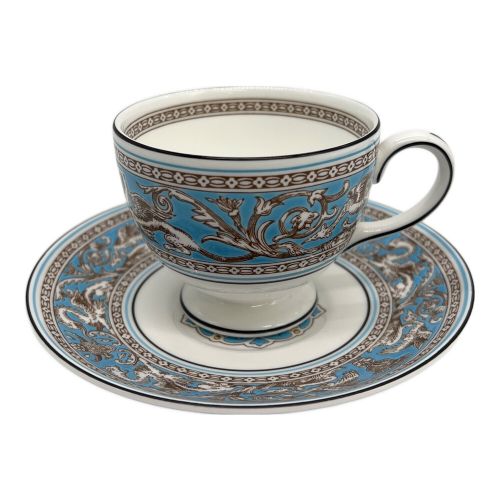 Wedgwood (ウェッジウッド)  フロレンティーン・ターコイズ カップ＆ソーサー×6・18cmプレート×6