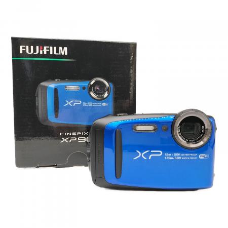 新品未使用品　FUJIFILM FINEPIX XP90 blue Amazon.com : FUJIFILM FinePix XP90 Digital Camera (Blue) with 32GB