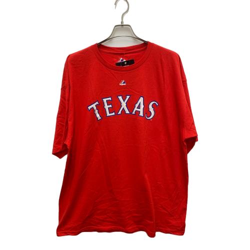 Majestic (マジェスティック) 応援グッズ SIZE 2XL レッド ネーム＆ナンバーTシャツ Texas Rangers ダルビッシュ有 背番号11