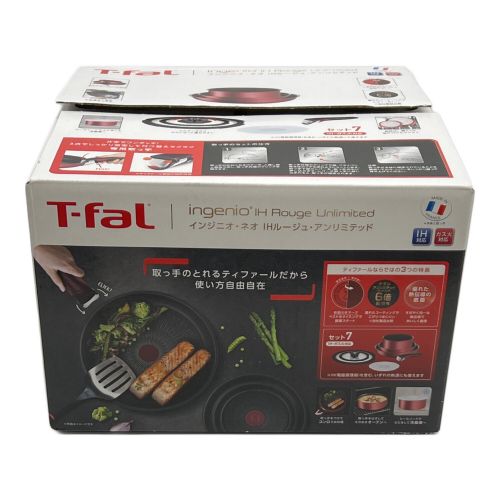 T-Fal (ティファール) インジニオ・ネオ IHルージュ・アンリミテッド セット7 未使用品