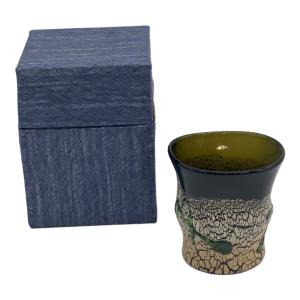 琉球ガラス 土紋ロックグラス 稲嶺盛一郎