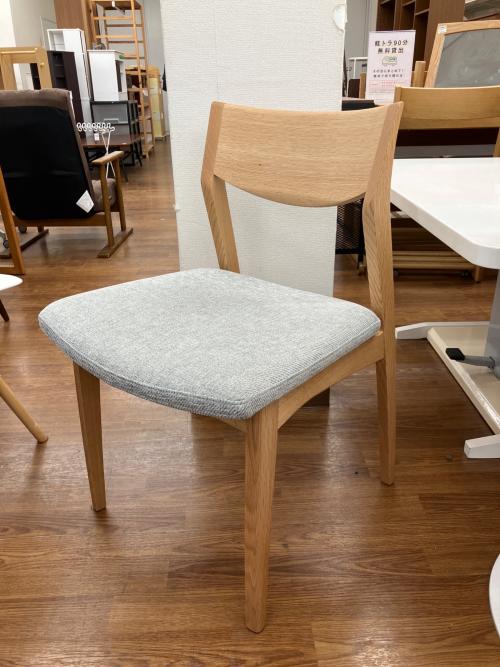 柏木工 (カシワモッコウ) ダイニング5点セット ナチュラル×ライトグレー 482 テーブル:NDT71A  チェア:NDC35A