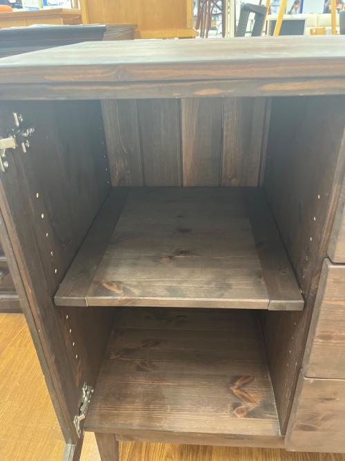 キャビネット ブラウン 43 インダストリアル風 引き出し6