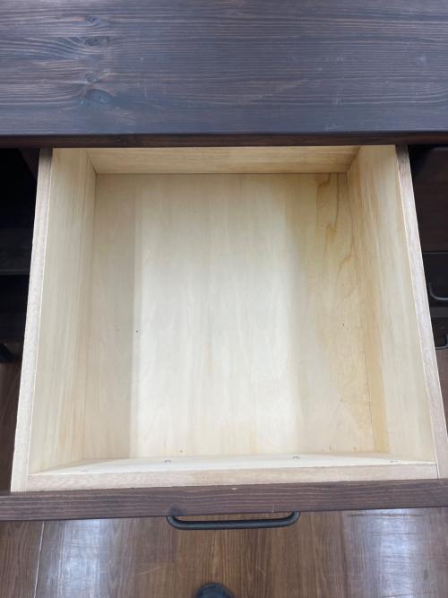 キャビネット ブラウン 43 インダストリアル風 引き出し6