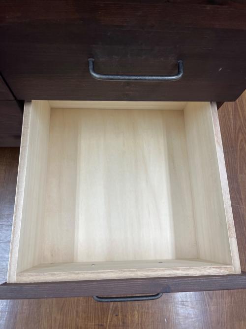 キャビネット ブラウン 43 インダストリアル風 引き出し6