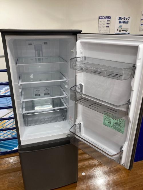 MITSUBISHI (ミツビシ) 2ドア冷蔵庫 MR-P17G-H 2021年製 168L クリーニング済