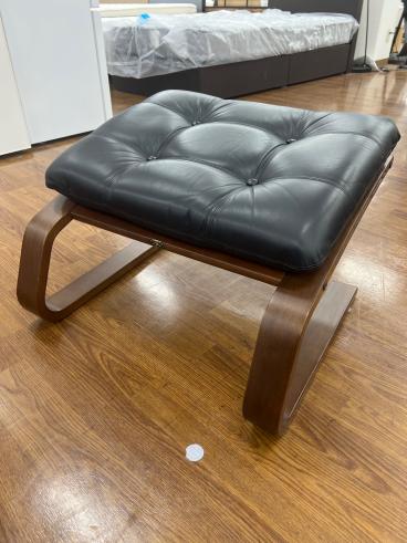 ACME Furniture レザーオットマン ブラウン