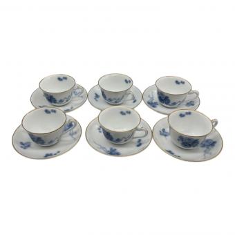 大倉陶園 (オオクラトウエン) カップ&ソーサー ブルーローズ 5Pセット