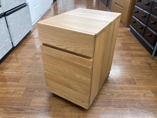 無印良品 (ムジルシリョウヒン)  木製デスクキャビネット オーク材