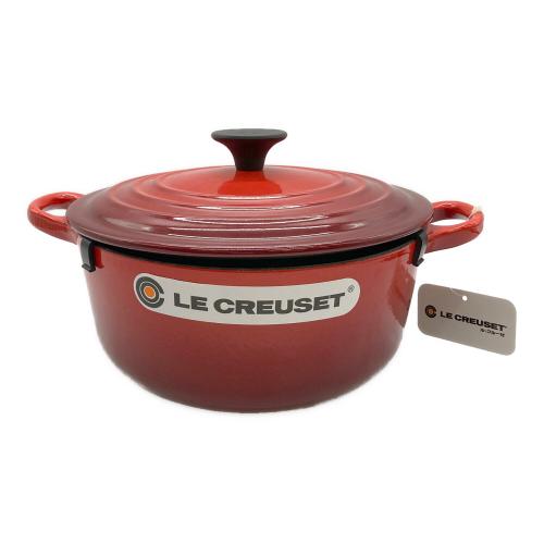 LE CREUSET (ルクルーゼ) 鍋 レッド ココットロンド 20 COCOTTE RONDE 20