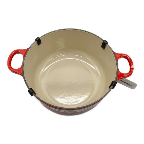 LE CREUSET (ルクルーゼ) 鍋 レッド ココットロンド 20 COCOTTE RONDE 20