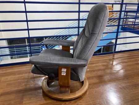 Ekornes (エコーネス) ストレスレスチェア グレー オットマン付