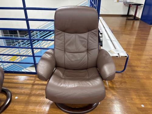 Fjords (フィヨルド) リクライニングチェアー ブラウン 174 オットマン付