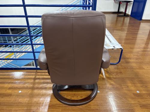 Fjords (フィヨルド) リクライニングチェアー ブラウン 174 オットマン付