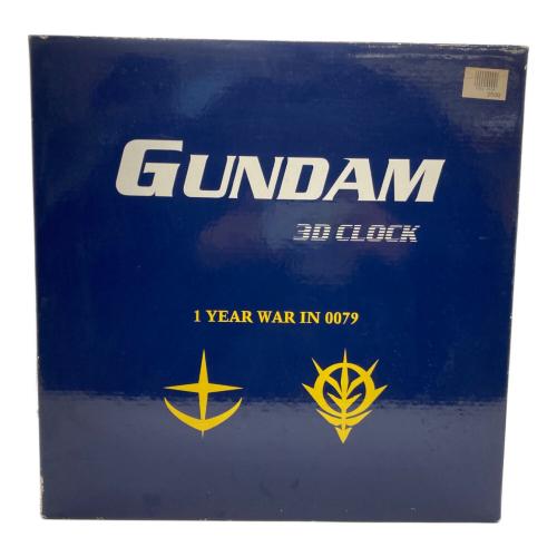 BANDAI - 処分【新品未使用】機動戦士ガンダム ガンダム3Dクロック　掛け時計 機動戦士ガンダム (キドウセンシガンダム) 掛時計 3Dクロック