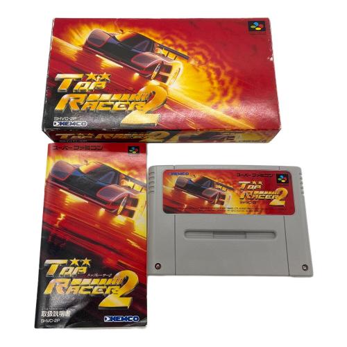KEMCO (ケムコ) スーパーファミコン用ソフト トップレーサー2  箱/説明書付