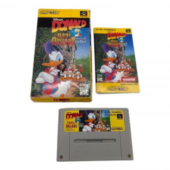 CAPCOM (カプコン) スーパーファミコン用ソフト ドナルドダックのマウイマラード 箱・説明書付