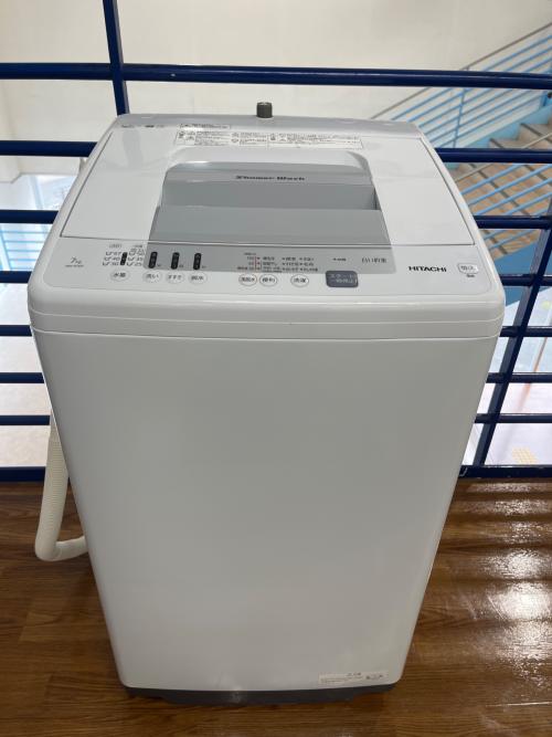 HITACHI (ヒタチ) 全自動洗濯機 124 7.0kg NW-R705 2024年製 クリーニング済 50Hz／60Hz
