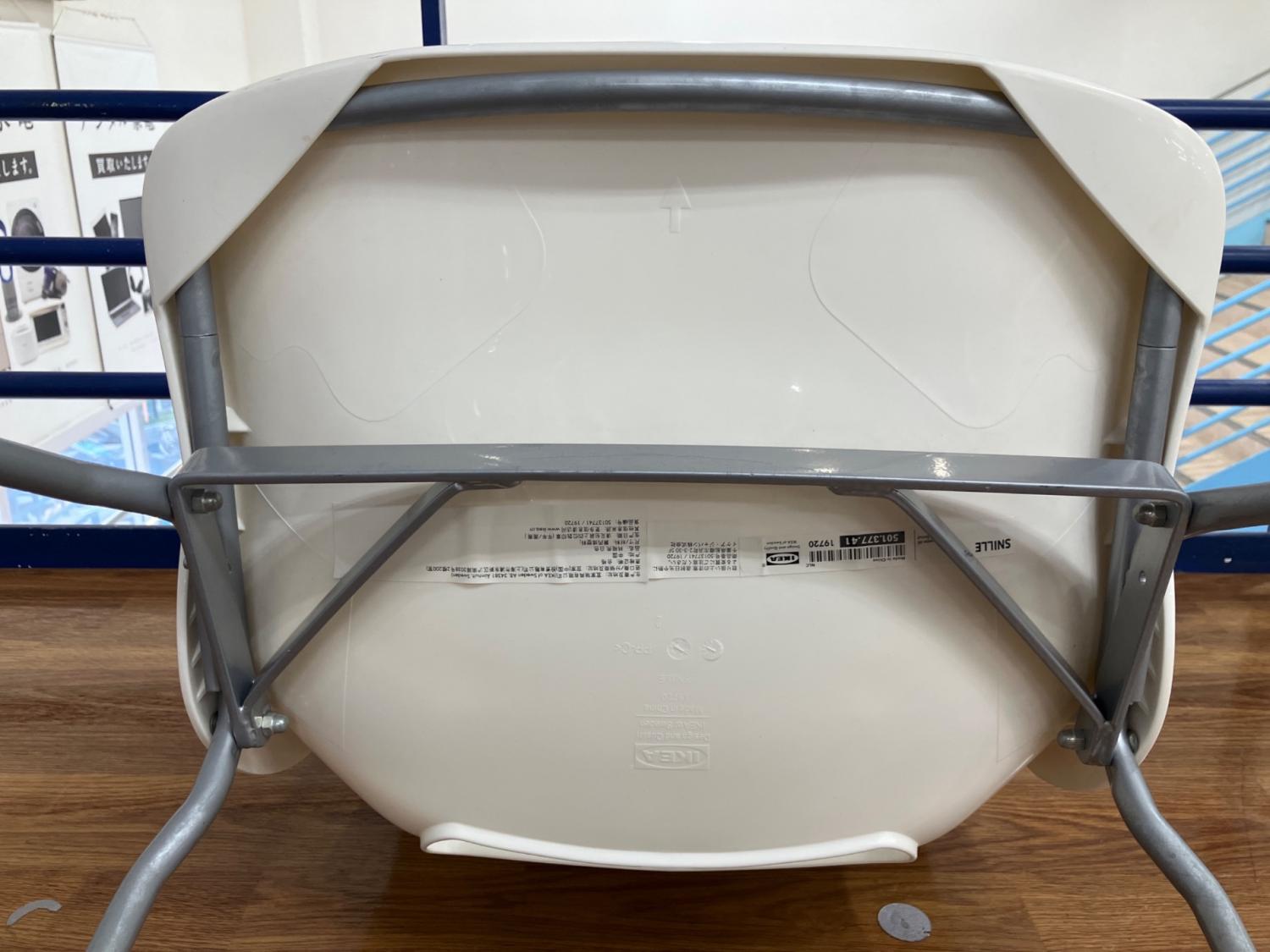 IKEA (イケア) スタッキングチェア ホワイト SNILLE OLD IKEA