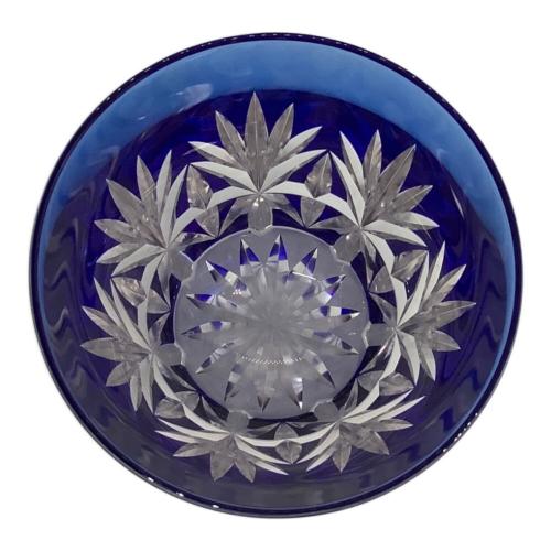 HOYA (ホーヤ) 切子ロックグラス ブルー