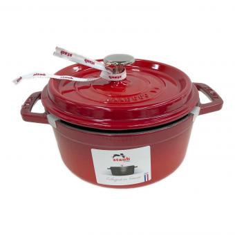 Staub (ストウブ) 両手鍋 ピコ・ココット ラウンド チェリー 18㎝