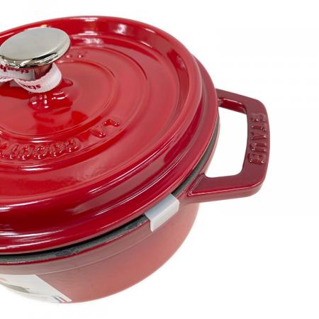 Staub (ストウブ) 両手鍋 ピコ・ココット ラウンド チェリー 18