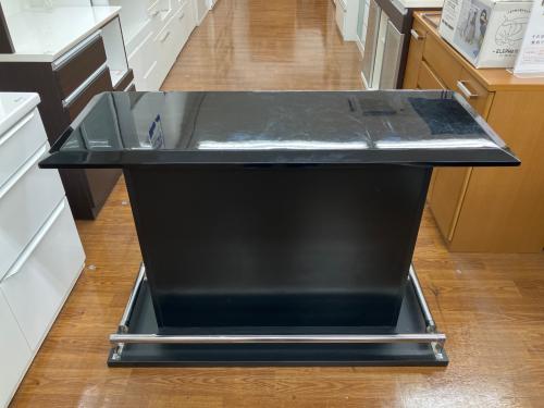 カウンターテーブル ブラック