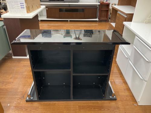 カウンターテーブル ブラック